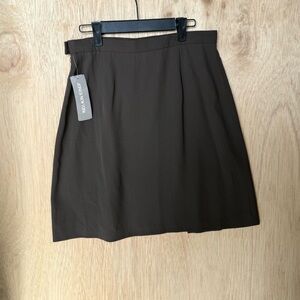 Jones New York Women’s  Office‎ Skirt Midi size 12 Rayon Wool Blend Brown